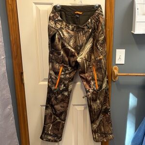 Field & Stream Camouflage Cargo Pants with Orange Details